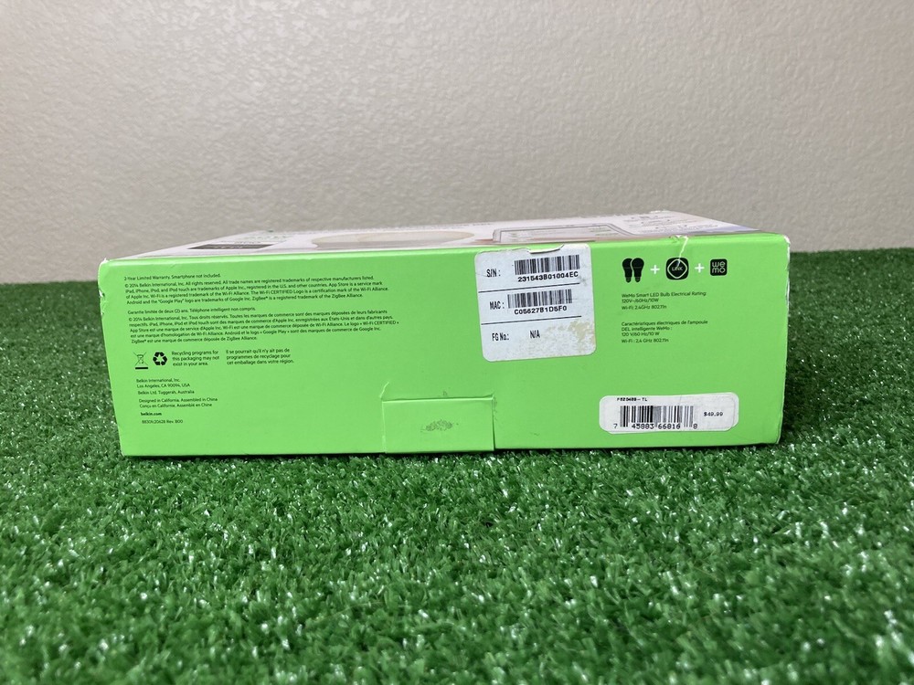 belkin wemo light bulb