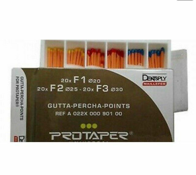 Dentsply Protaper Universal F1 Gutta Percha Points Box of 60 Dental Endo