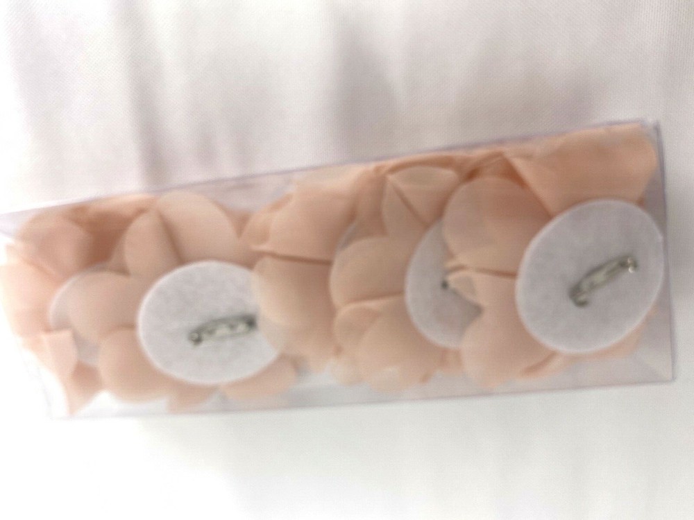 Madison Park Rosette Tab Top Solid Window Curtain Panel Drape 50" x 84” Blush