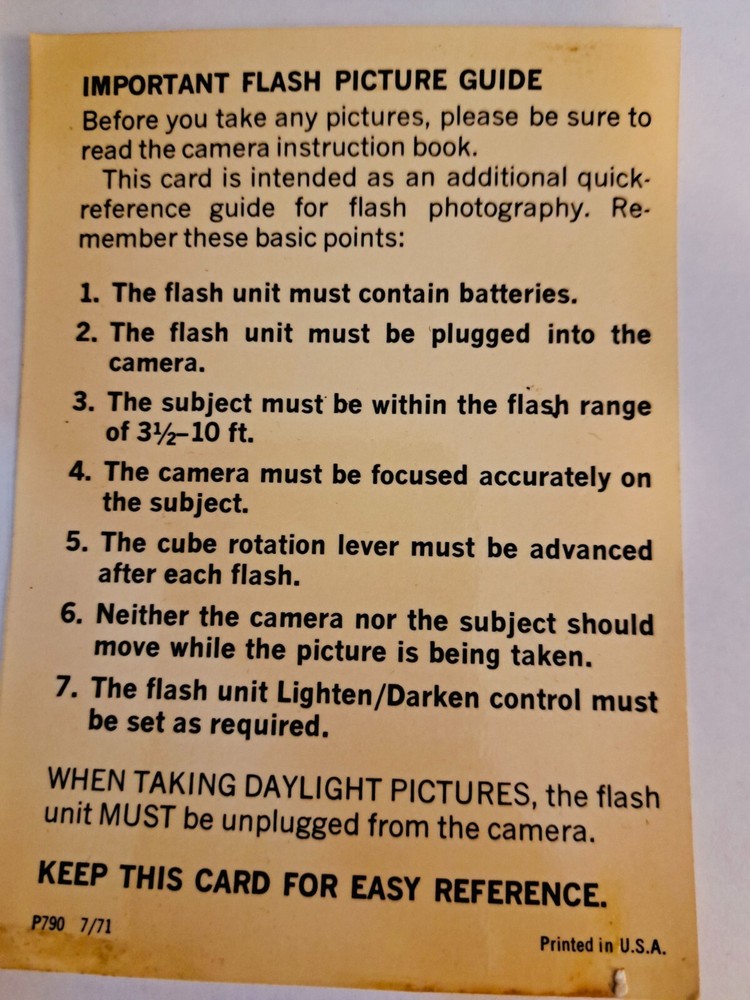 Poloroid Automatic Land Camera Model 430 with flash