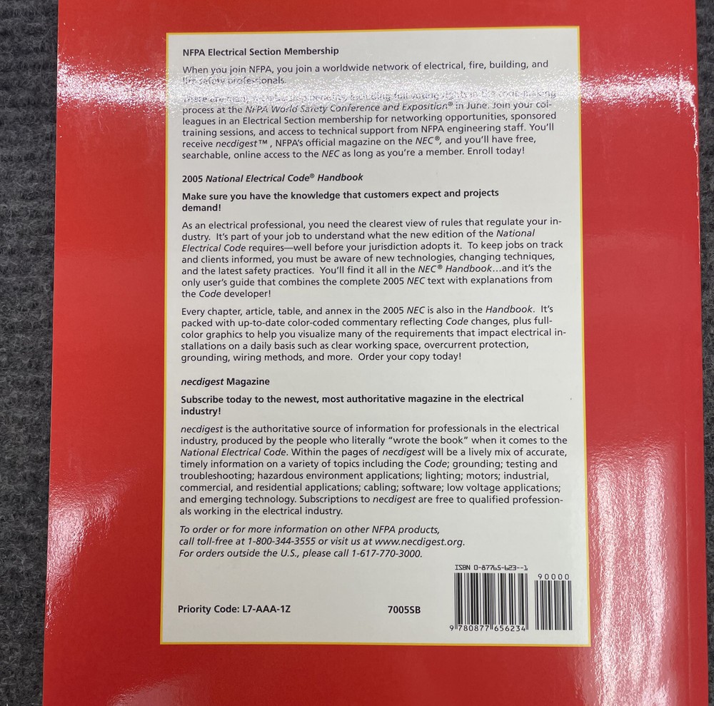 NEC 2005 NFPA 70 National Electrical Code International Electrical Code Series