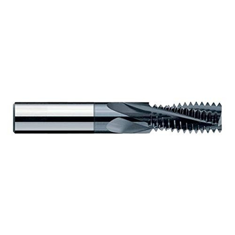7/16-14  UNC Solid Carbide Thread Mill - TiAlN Coated - Full Teeth