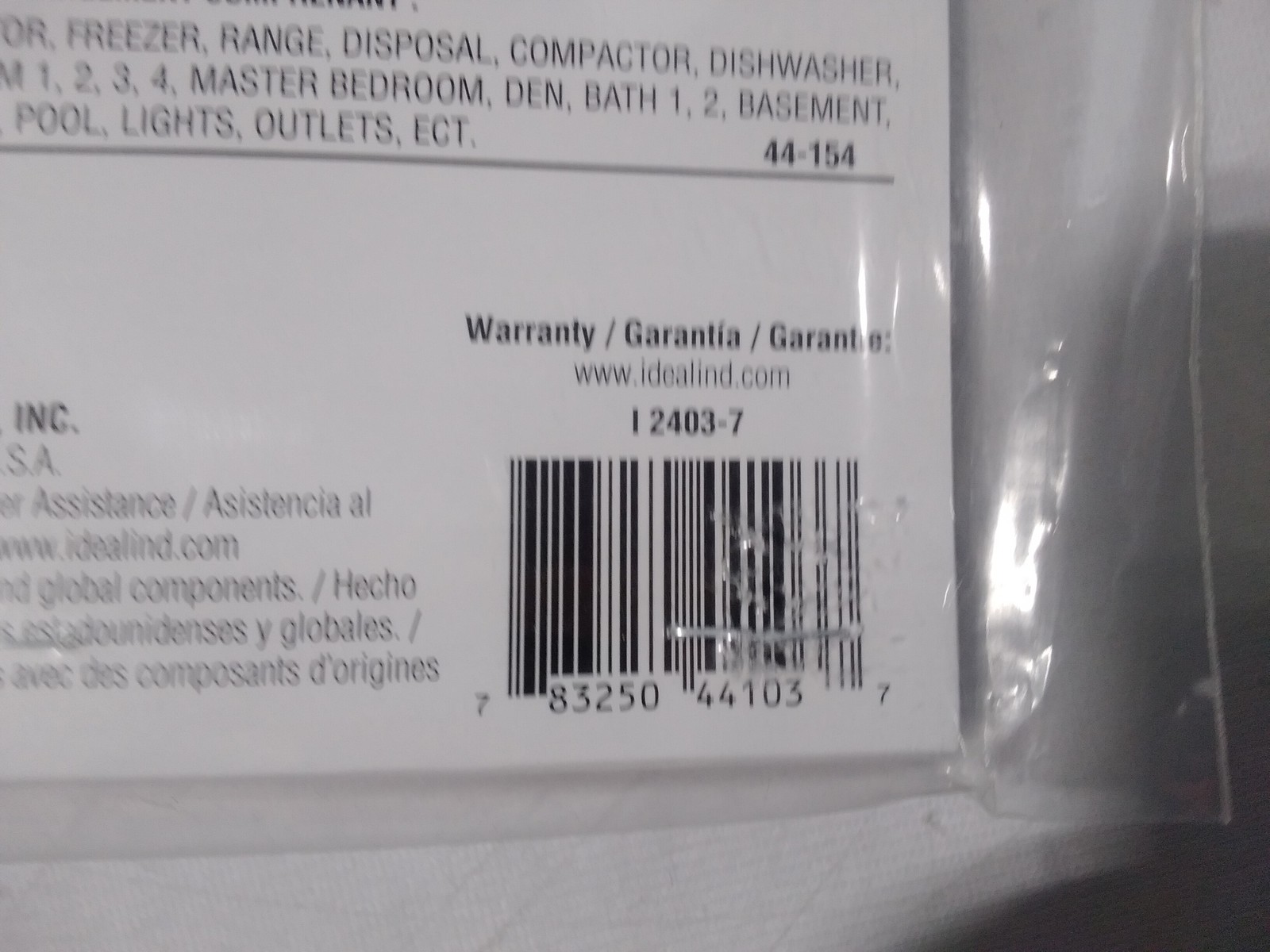 IDEAL 44-103 Wire Marker Booklet Legend 1-48 Lot of 5