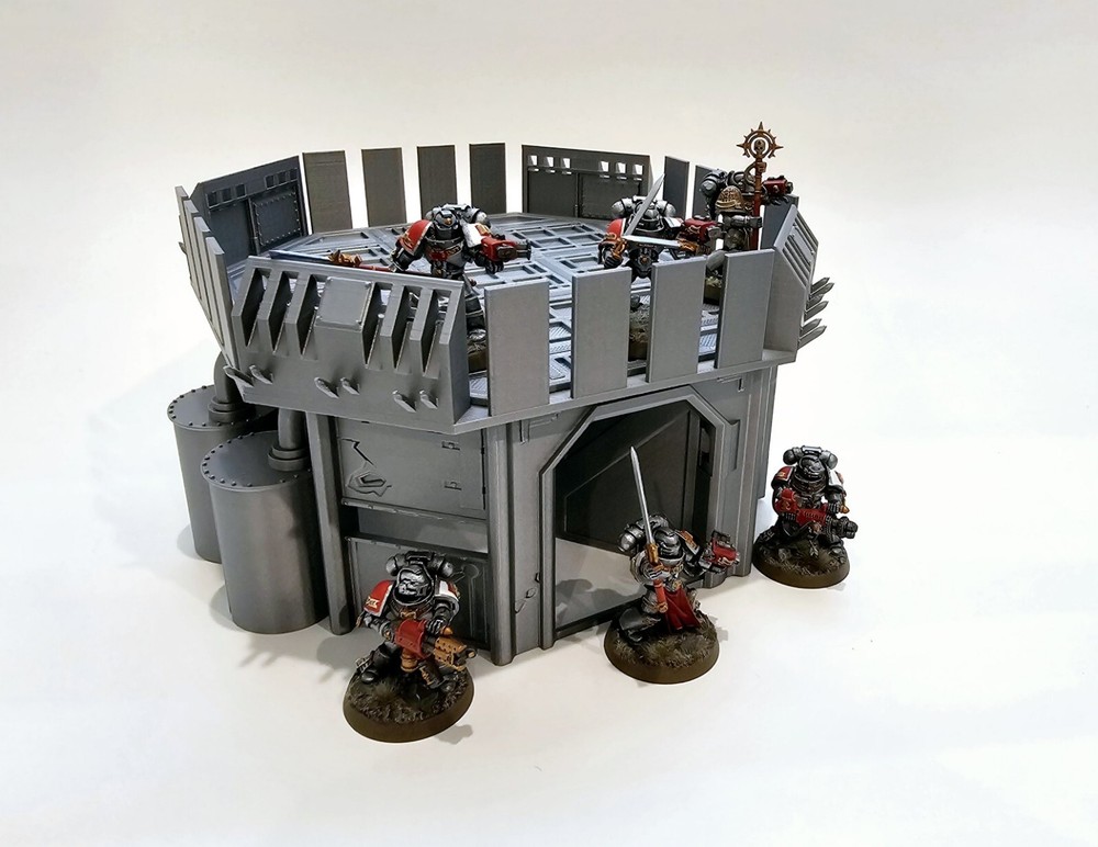 3d Printed Terrain. Forward Command Outpost Great For Warhammer 40K Or Kill Team