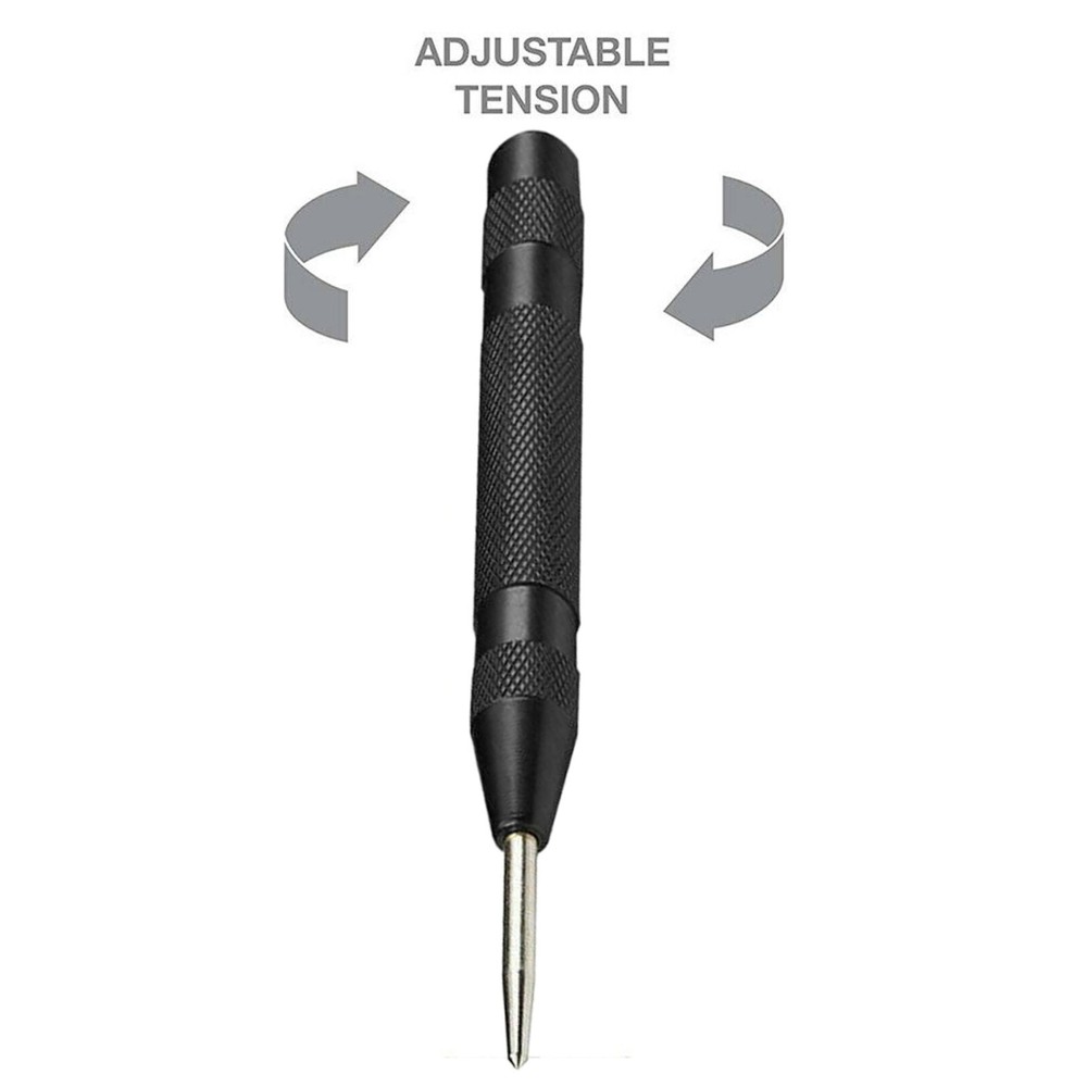 Automatic Center Punch Strikes Surface Hammer Spring Loaded Window Breaker