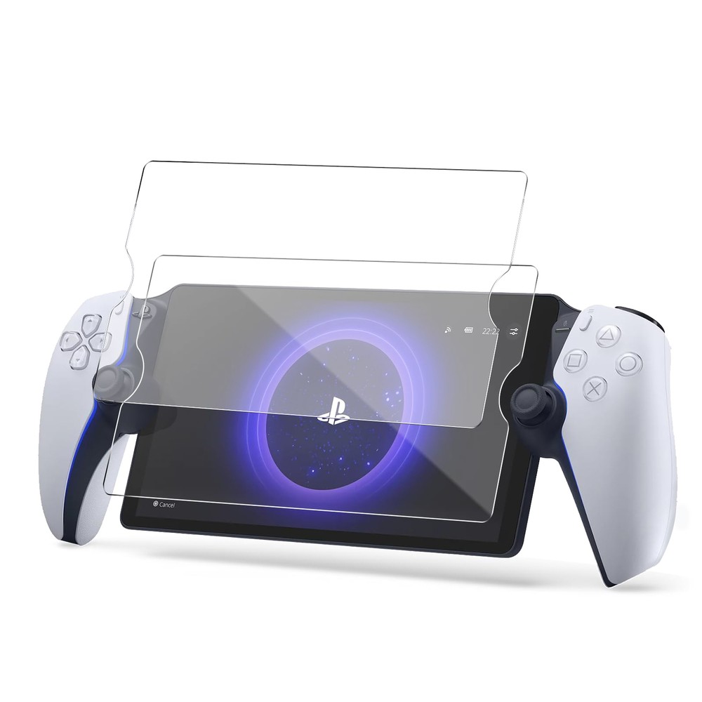 2-Pack 8" Tempered Glass Screen Protector for PlayStation Portal Remote Player