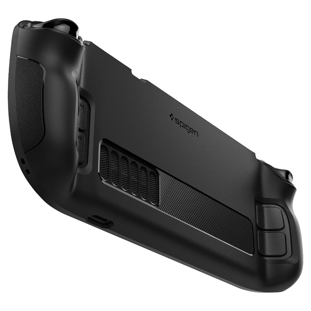 For Steam Deck | Spigen Rugged Armor Shockproof Case with Wriststrap