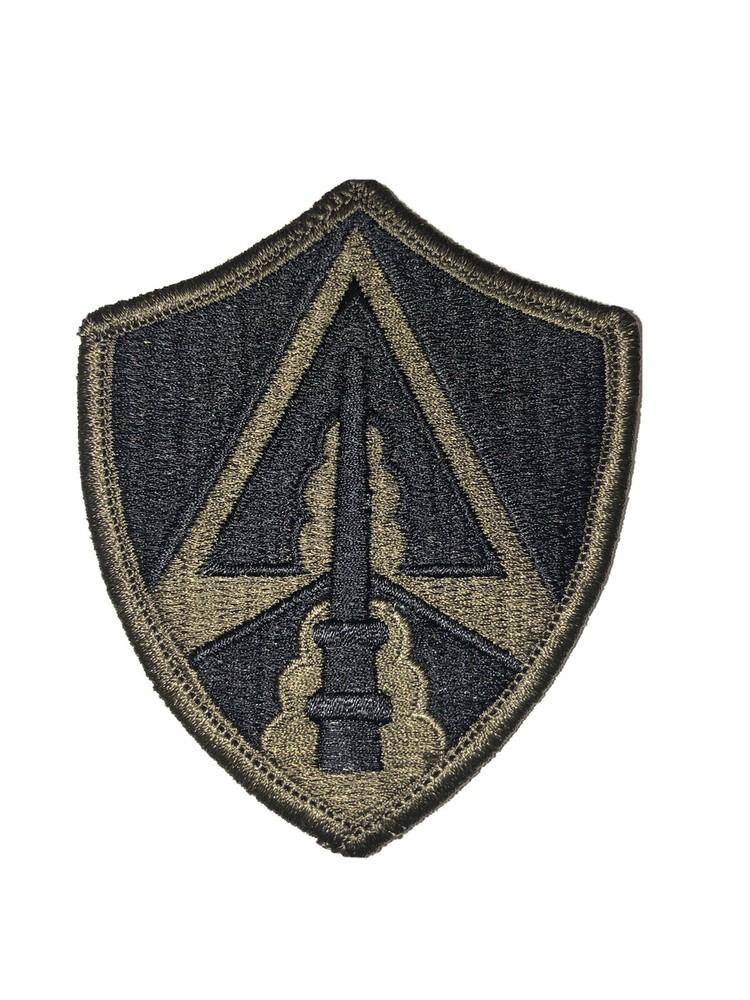 Army Space Command Subdued U.S. Army Shoulder Patch Insignia