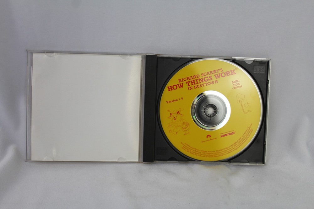 Richard Scarry’s How Things Work In Busytown( CD Game) 1994