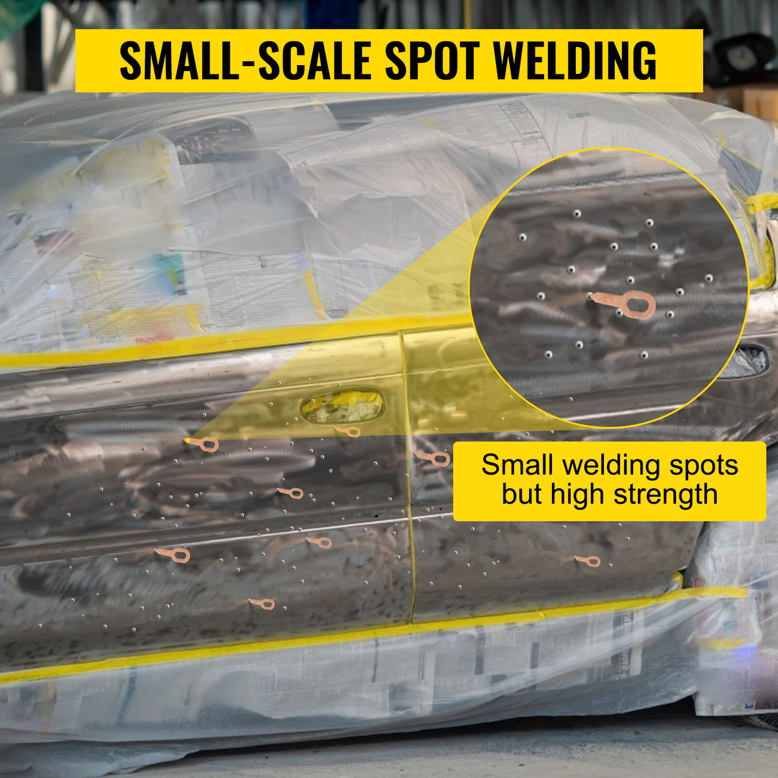 Dent Puller Spot Welder Welding Machine 4.5KVA Car Body Repair Kit 110V 6 Modes