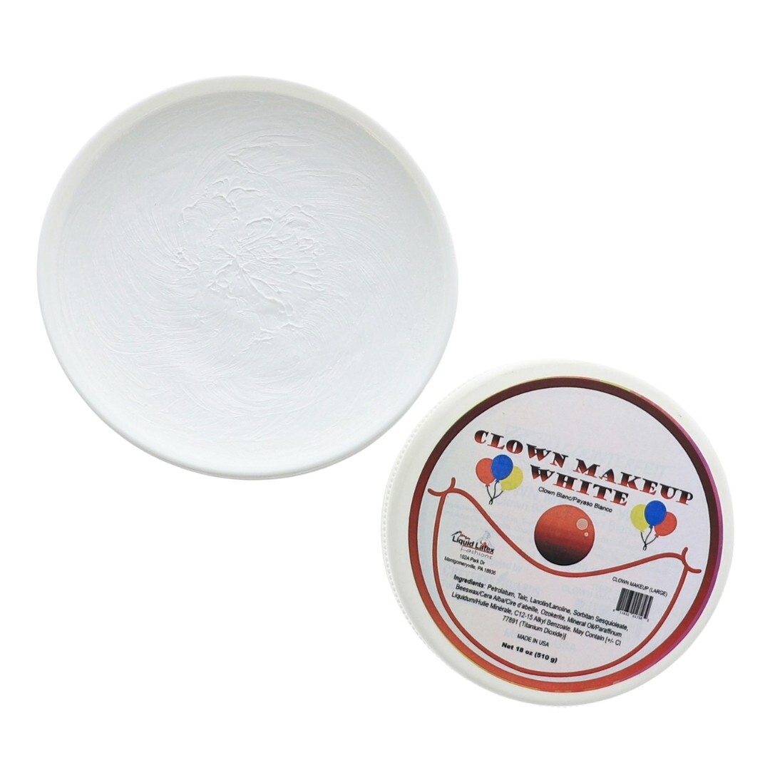 Clown Makeup White Cream - 18 Oz
