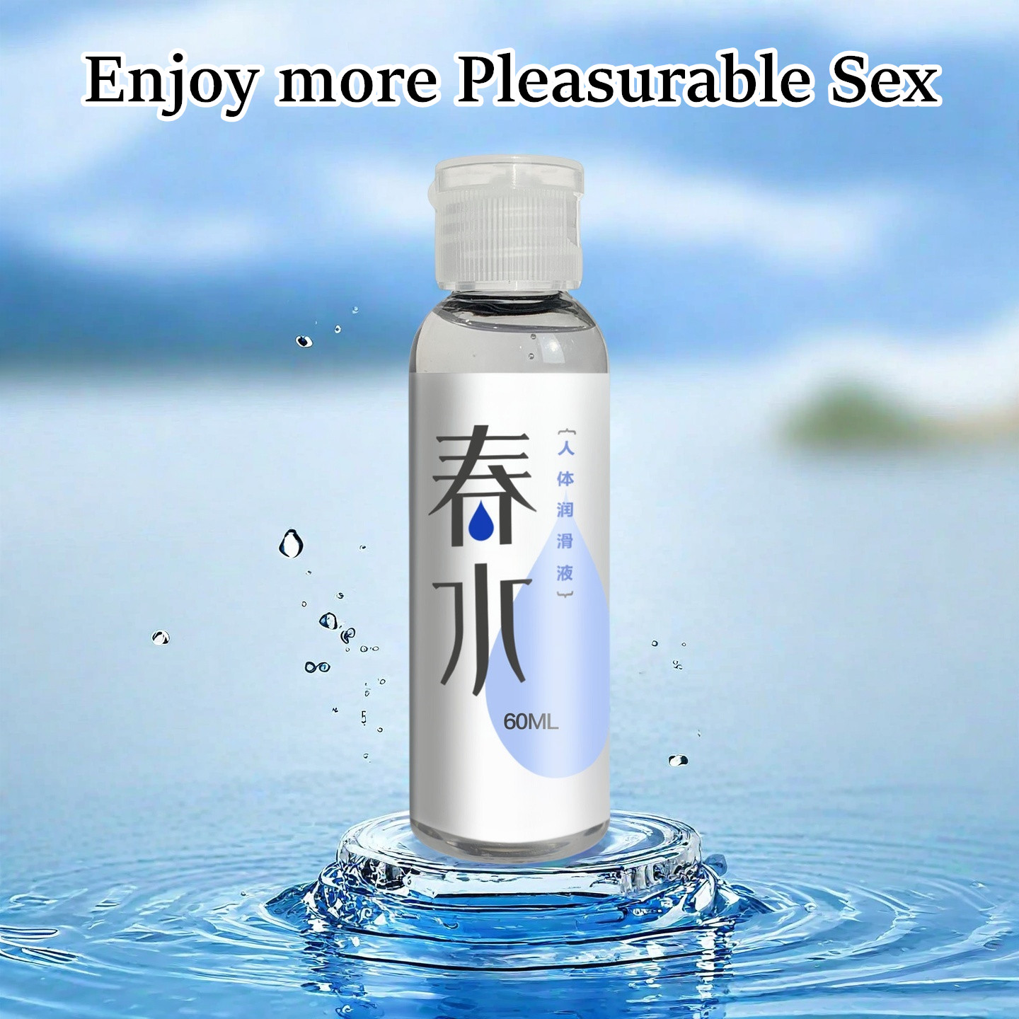 Smooth Slick Sex Lube for Women Men Moisturizer-SAFE Water-Based-Toy-Lubricant