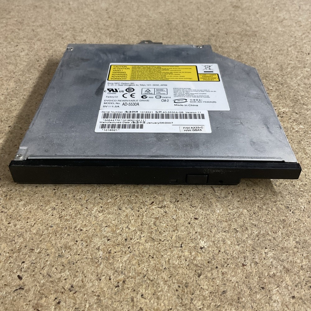 Sony AD-5530A DVD/CD RW Drive Untested