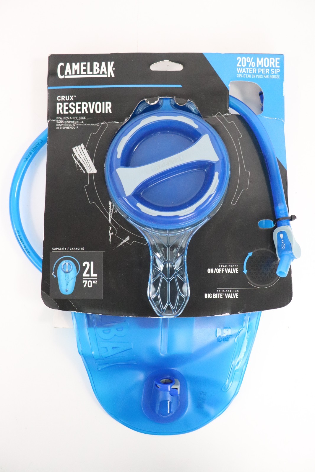 CamelBak Crux Reservoir Hydration Bladder Replacement 2L 70 oz Missing Part Read