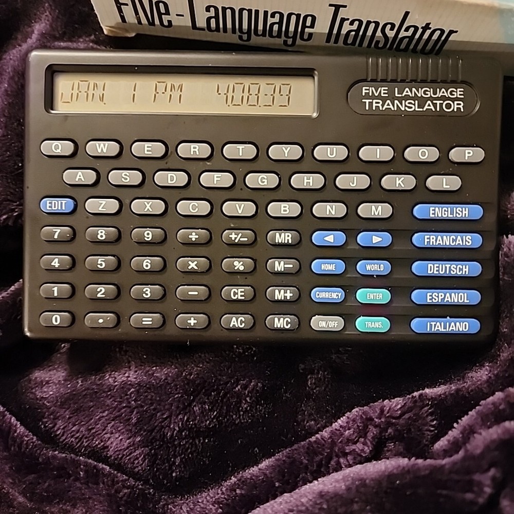 Micronta LCD-Language Translator Tested Works