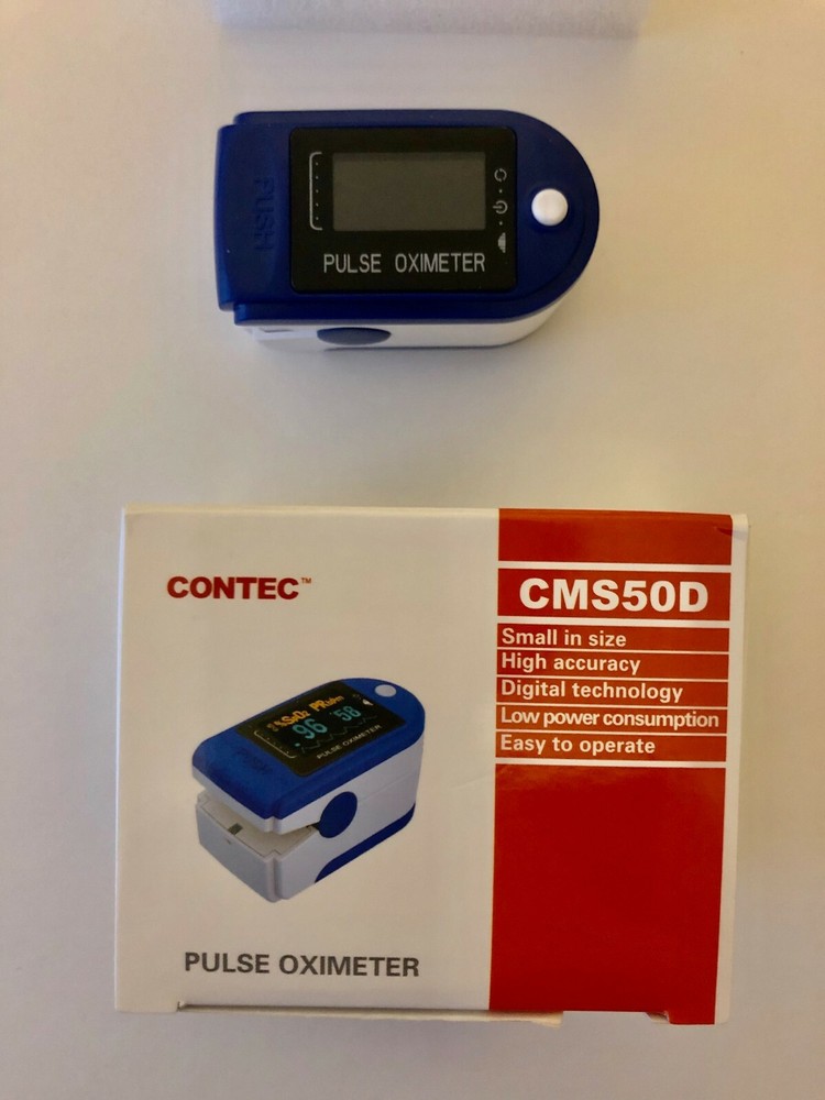 CONTEC CMS50D oled display fingertip pulse oximeter with Batteries