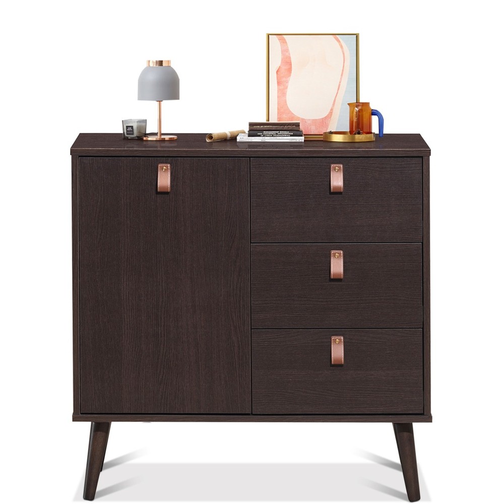 3-Drawer Sideboard Storage Display Cabinet Entryway Console Table Buffet Table