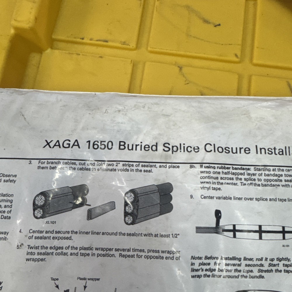 XAGA 1650 BURIED SPLICE CLOSURE