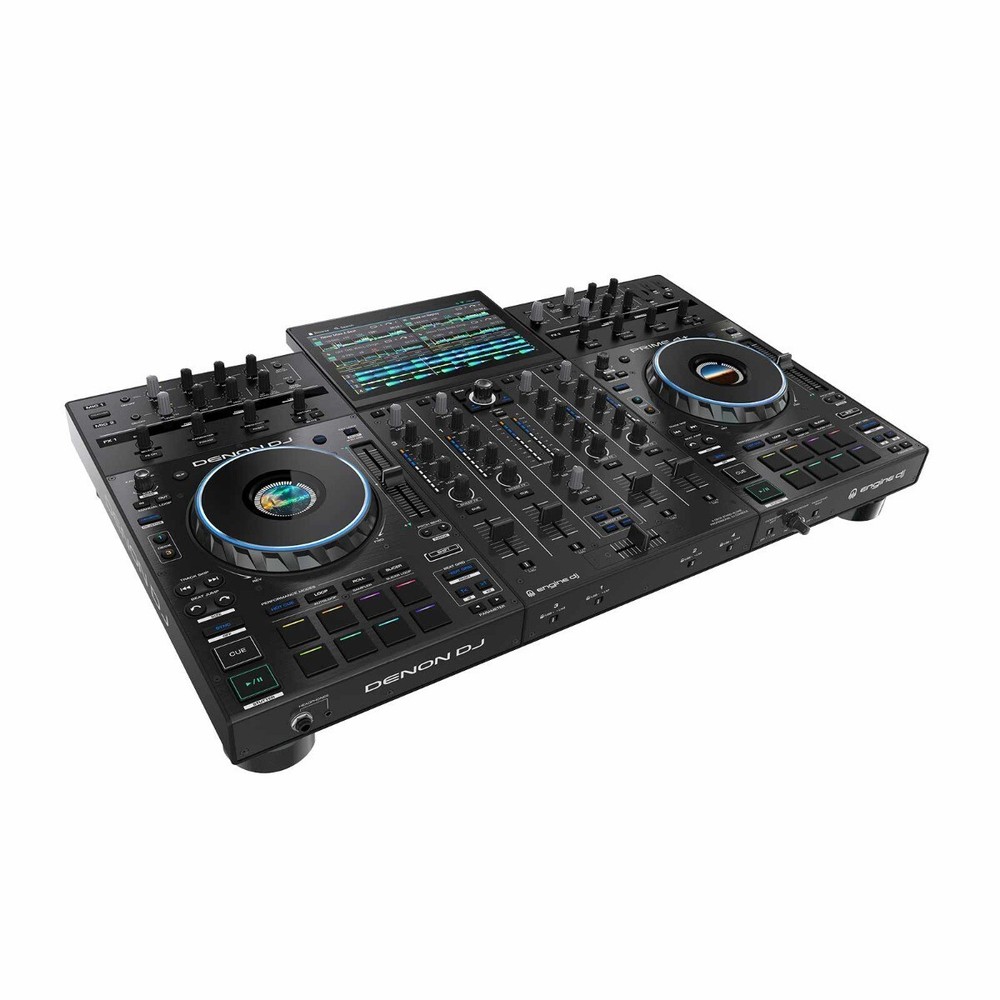 Denon Prime 4+ Plus 4 Channel Standalone DJ Controller System w Touchscreen