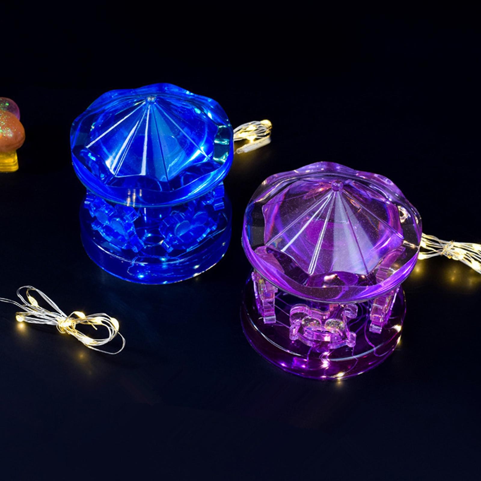 Carousel DIY Silicone Mold Epoxy Resin Casting Mould Ornaments Toys Craft Making