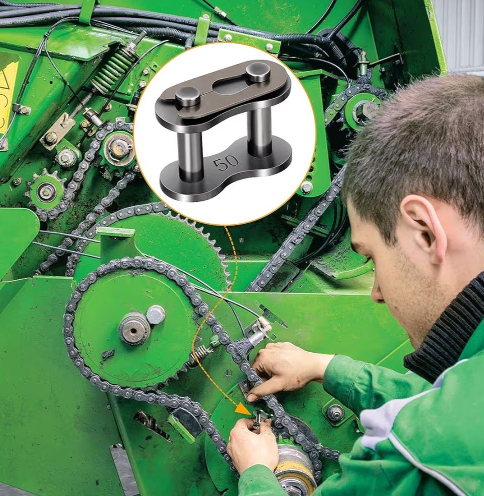 10 Pack #50 Roller Chain Connecting Links, Master Connector Link