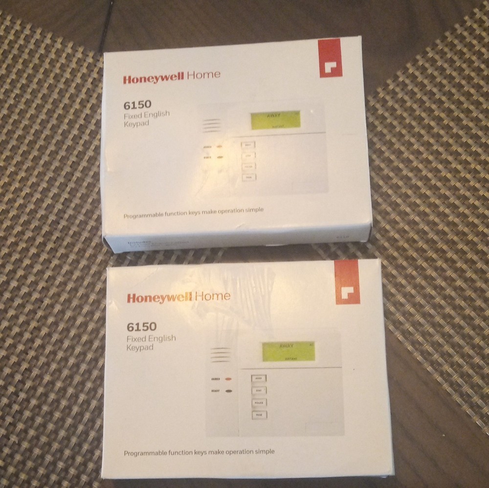 Honeywell Home 6150 Keypad White Programmable Function Keys 2 Pack