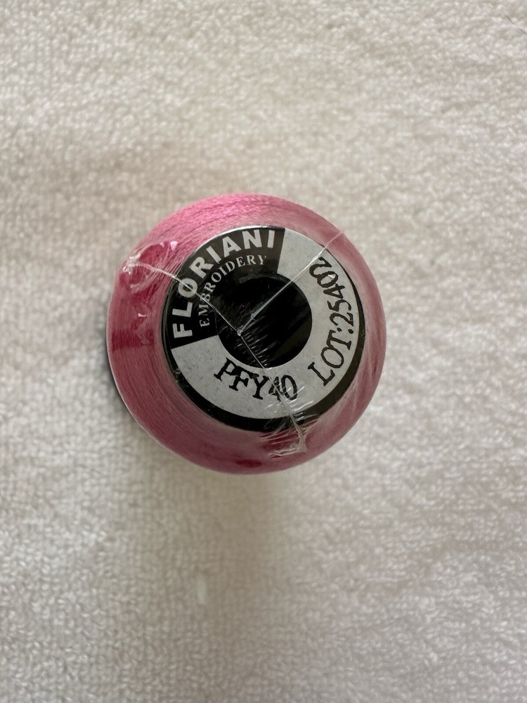 Floriani Machine Embroidery Thread. PFY 40. Lot:25402