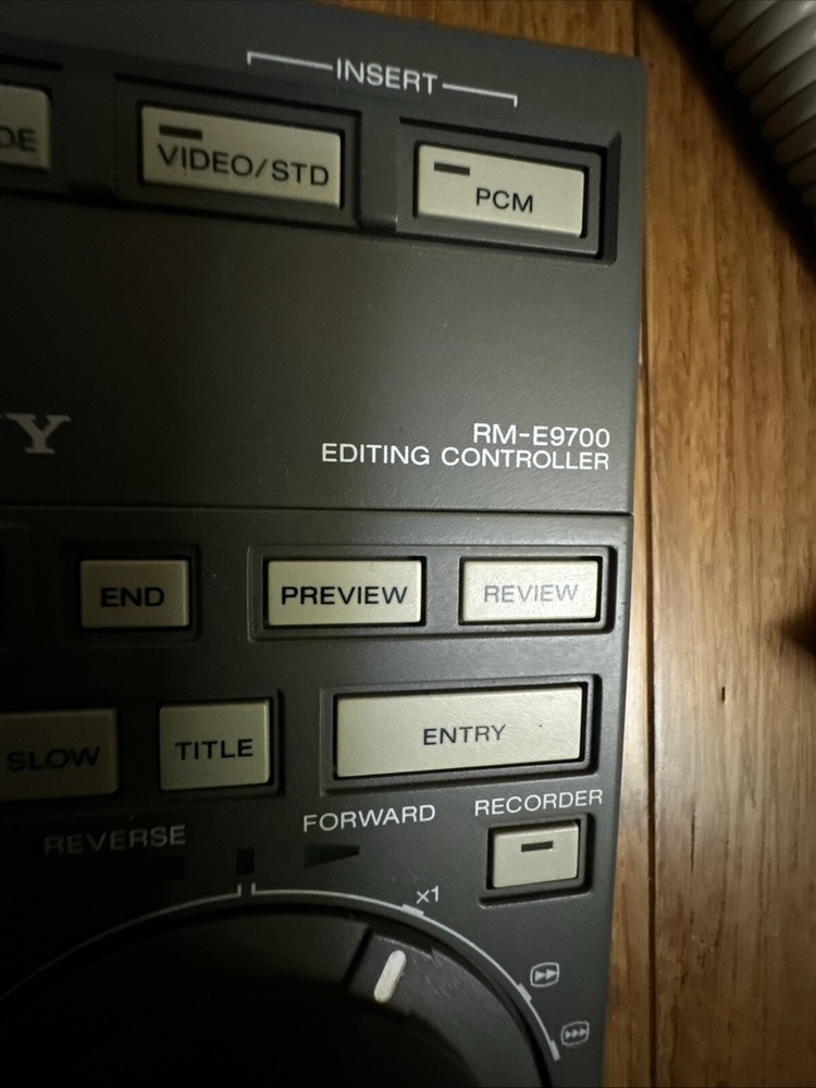 SONY EDITING CONTROLLER REMOTE Model No. RM-E9700 Used