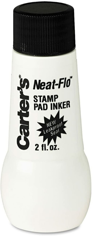 Avery Carter's Stamp Pad Inker, 2 Ounce, Black, 1 Inker (21448)