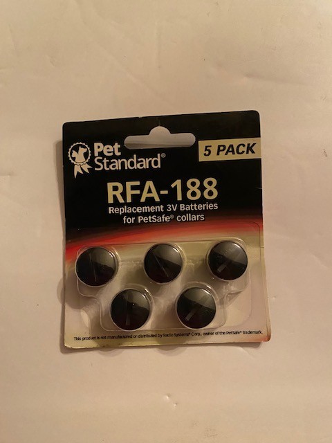 PetSafe Compatible RFA-188 Replacement Batteries (5-Pack)