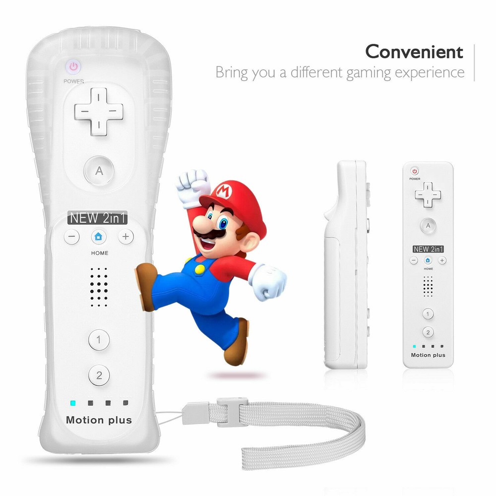 Wiimote Built in Motion Plus Inside Remote Gesture Controller For Wii & Wii U