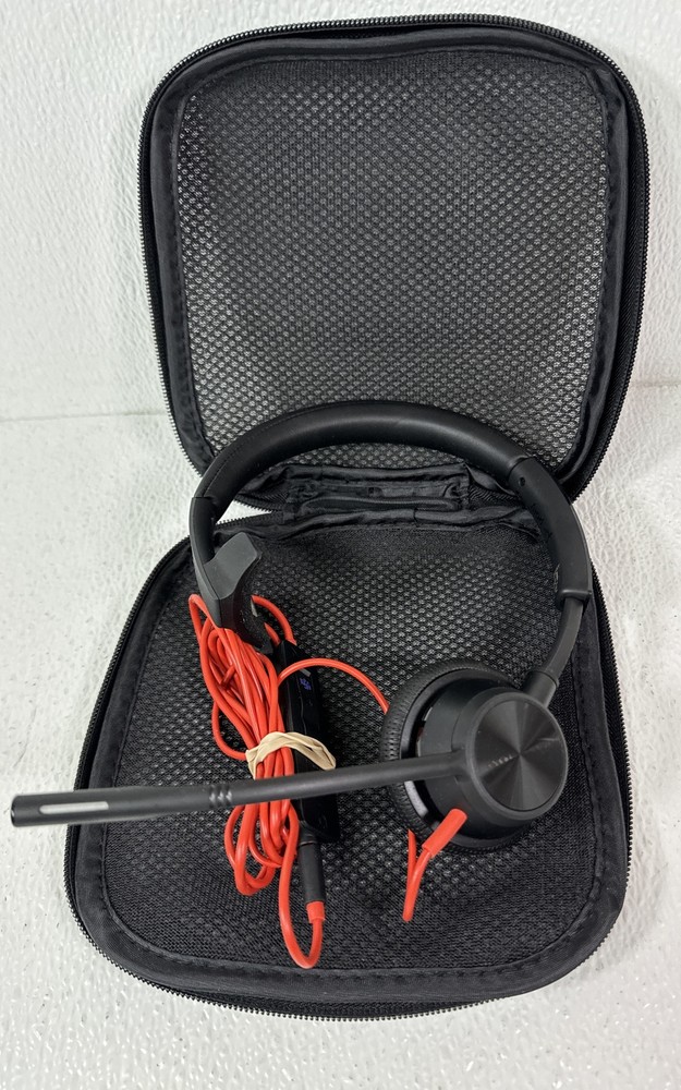 Plantronics Poly Blackwire BW3300-M USB HeadsetWith Case