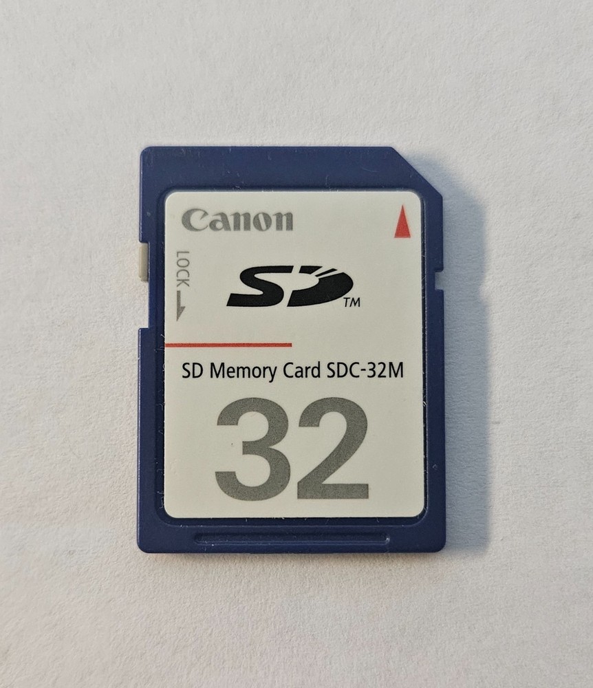 CANON SDC-32M 32mb SD Memory Card WORKS