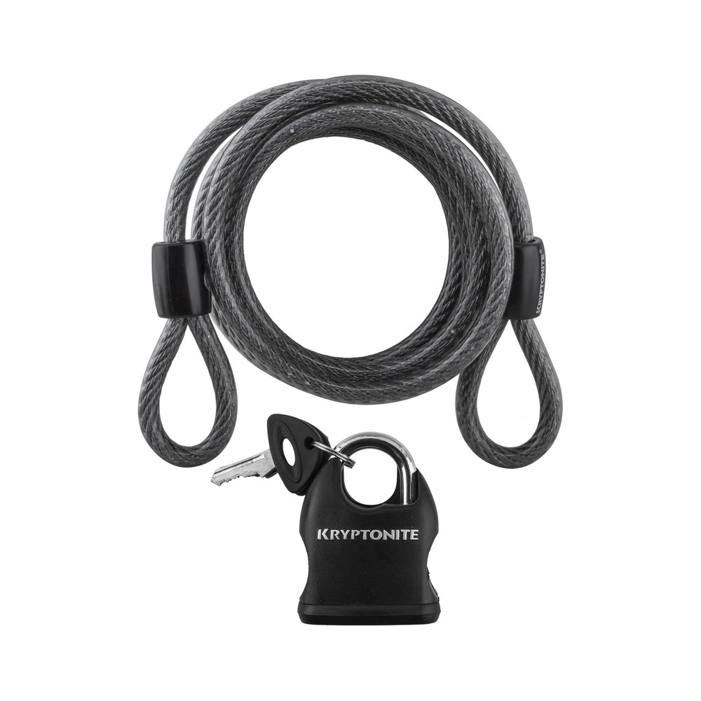 Kryptonite KryptoFlex Cable Lock with Key: 6' x 8mm