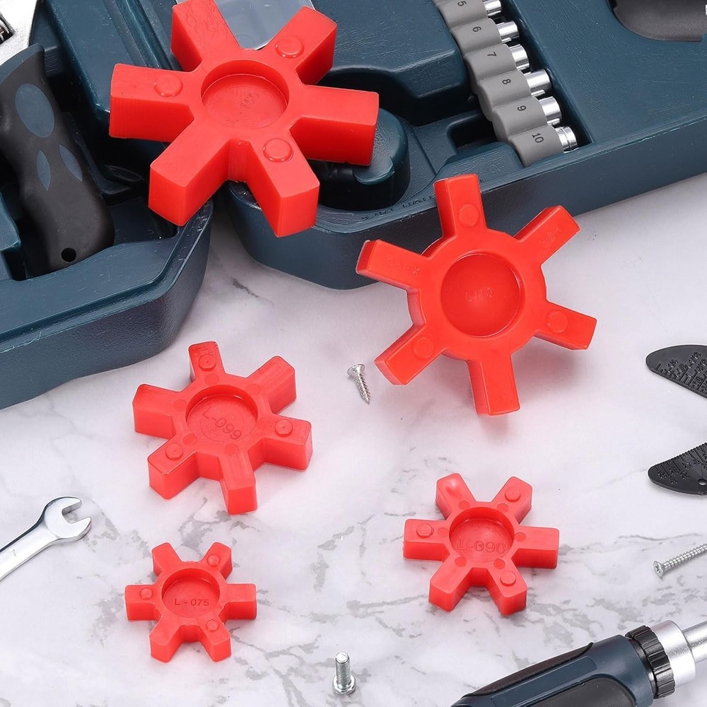 Industrial Grade Urethane Jaw Coupling Inserts, 4pcs for Enhanced Performance