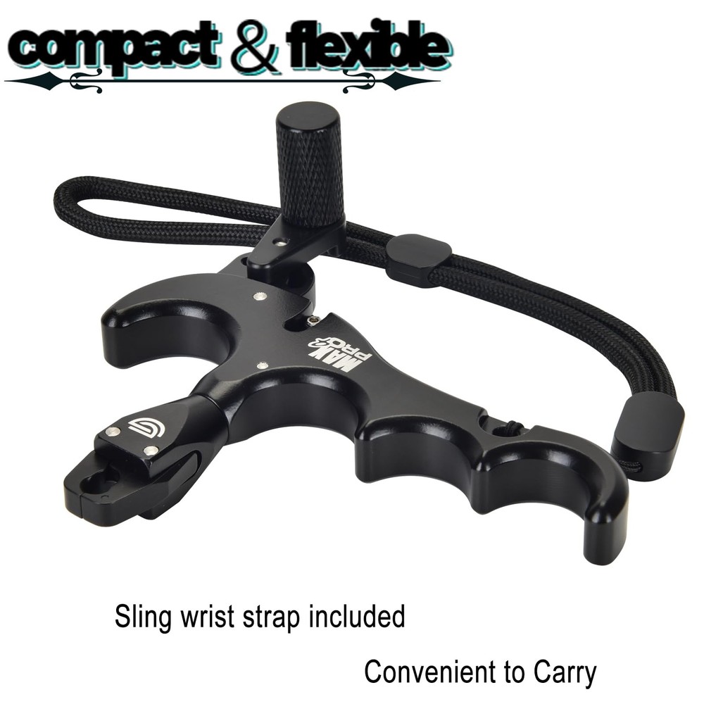 Bow Release Archery Release 360° Rotatable Thumb Release for Compound Bow