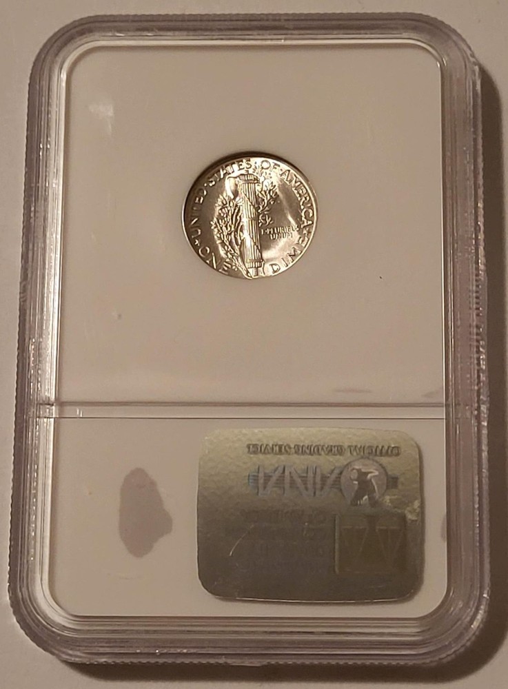 1944 Mercury Dime MS67 NGC Blast White