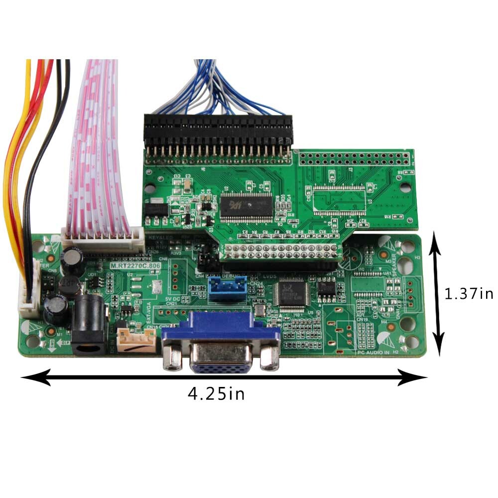VGA Controller Board for 10.4" AA104VB02 AA104VB04 640x480 LCD Panel