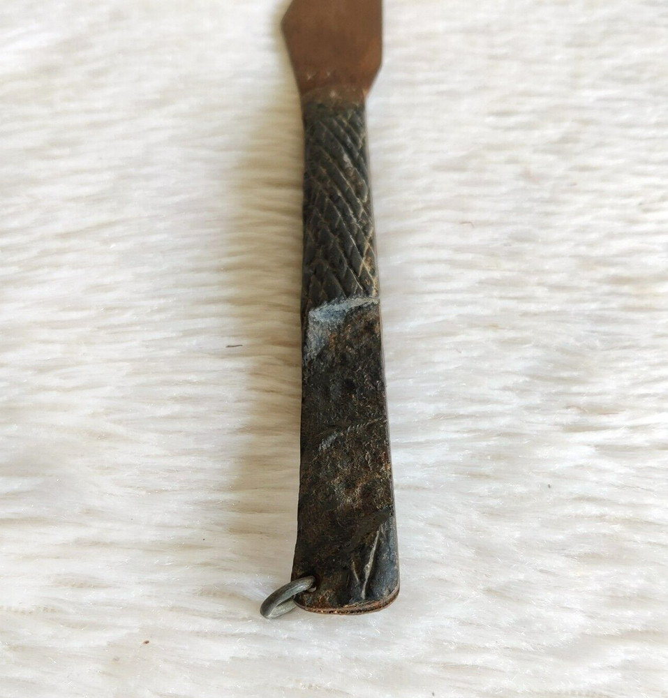 Vintage Original Primitive Handmade Iron Fixed Blade Knife DG100