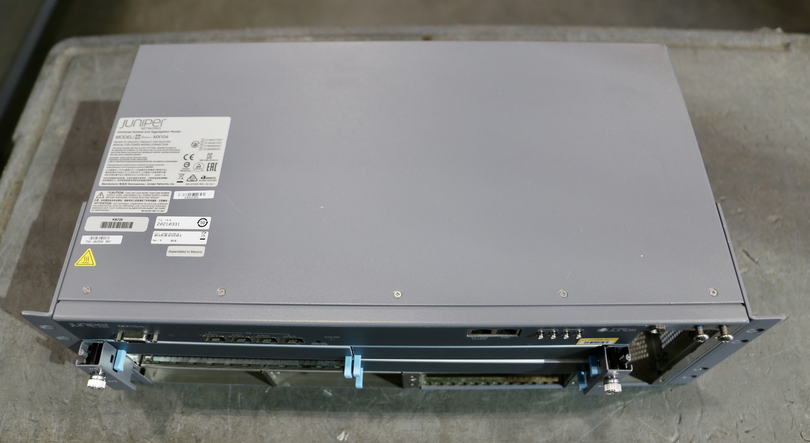 JUNIPER CHAS-MX104-S - MX104 Universal Access and Aggregation Router