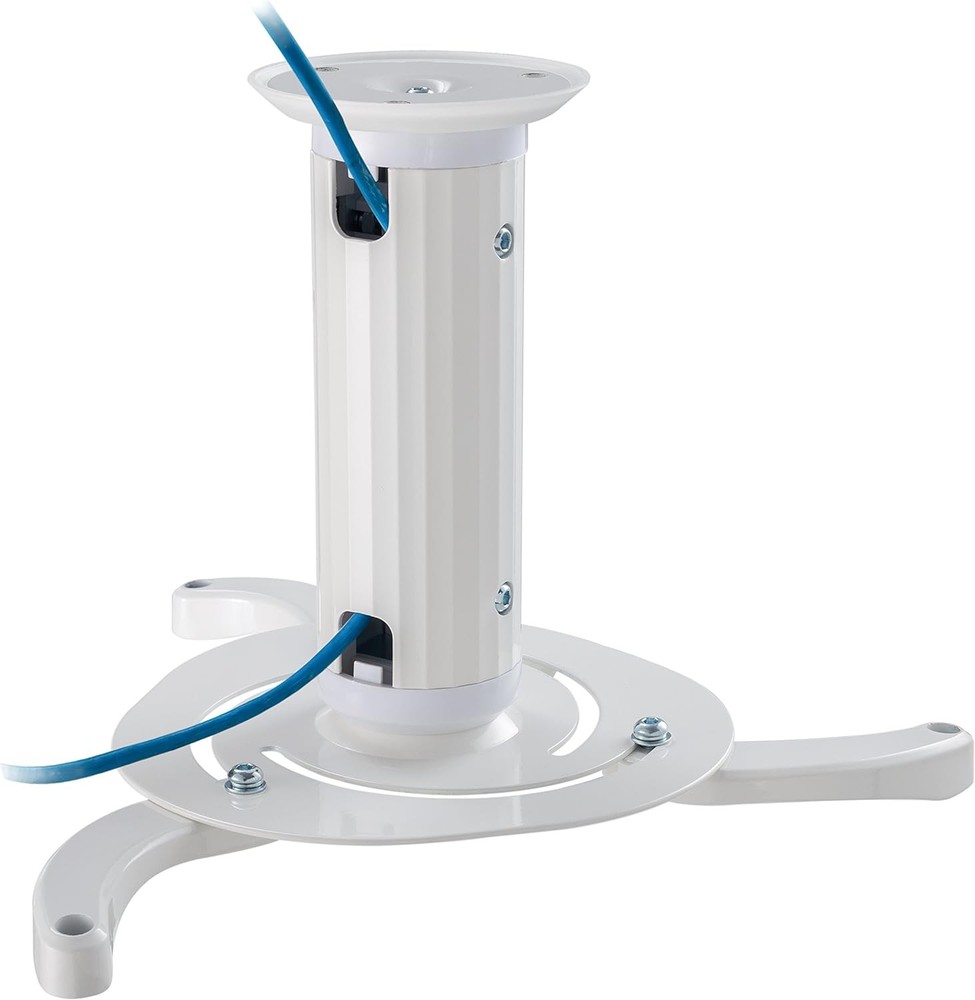 Newstar BEAMER-C80WHITE Universal Projector Ceiling Mount, Height Adjustable (8-