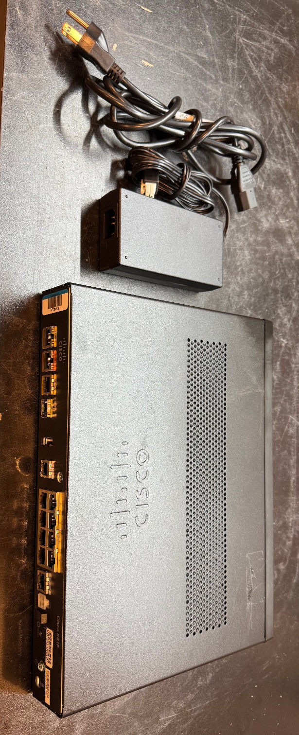 Cisco 800 Series C891F Gig Ethernet Integrated Services Router ISDN BRI 56kModem