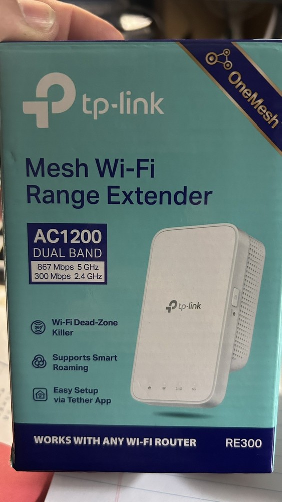 TP-Link RE300 Mesh Wi-Fi Range Extender