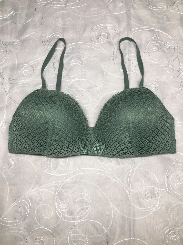 Maidenform Bra Size 36B Green Wireless