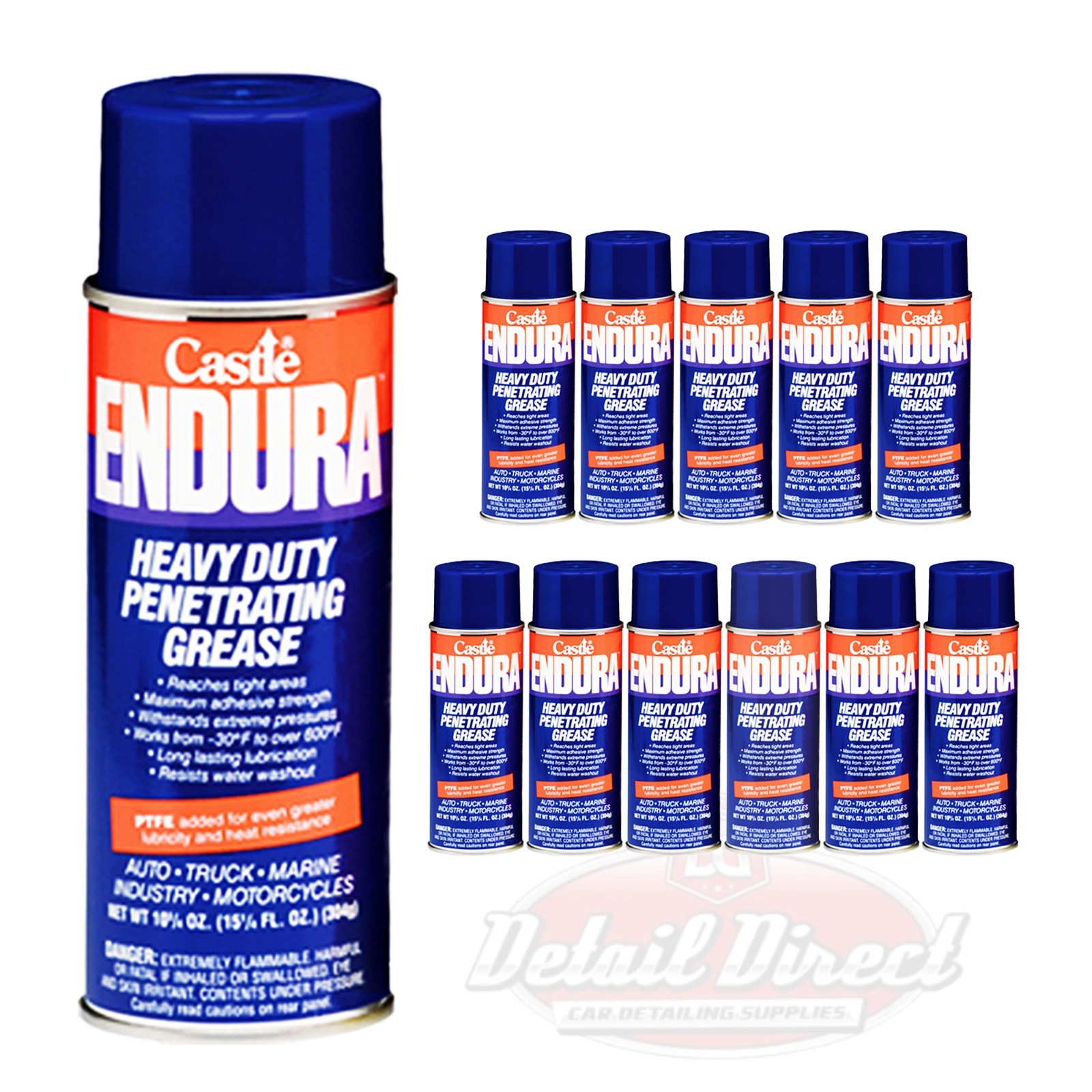 CASTLE Endura PTFE Penetrating Grease (Case of 12)