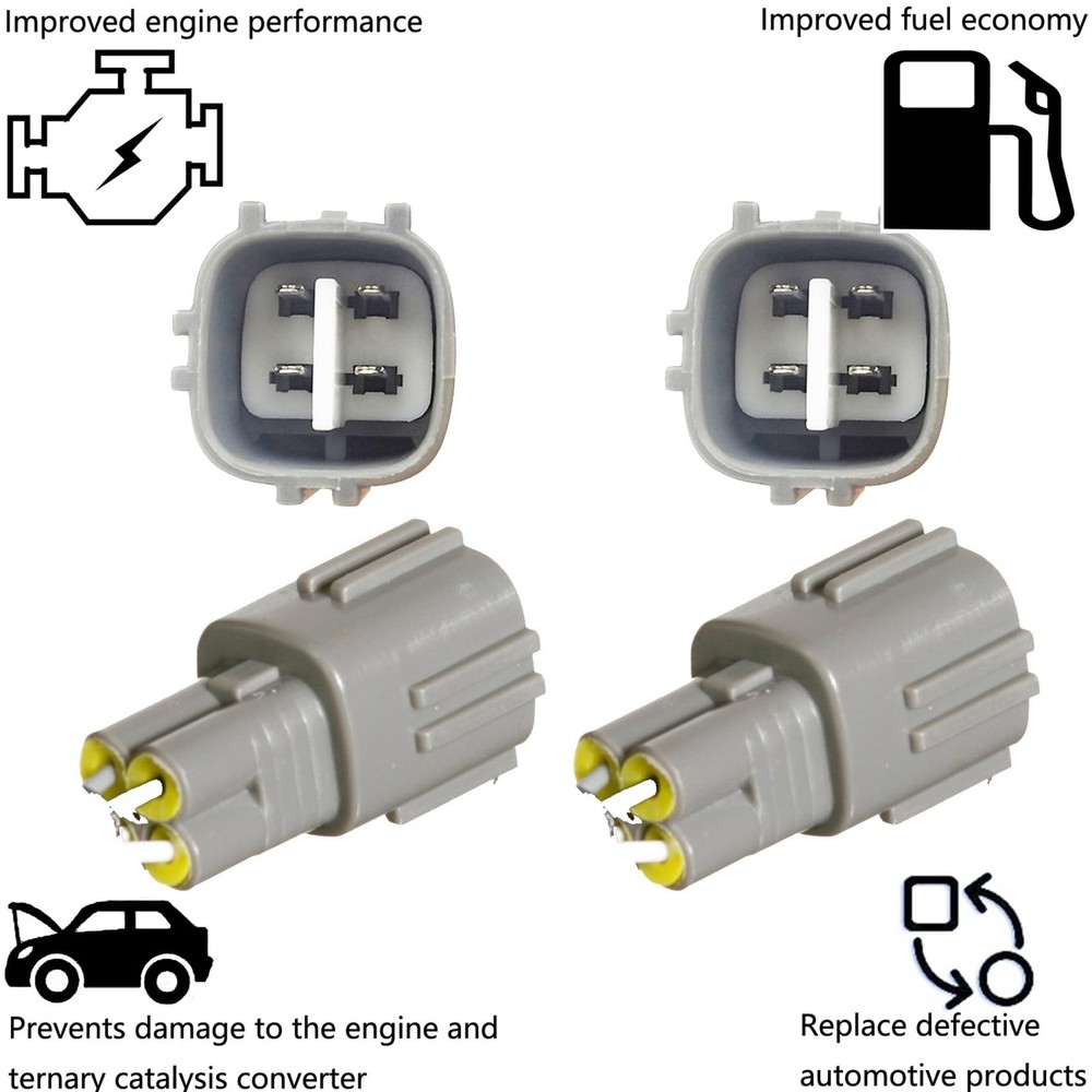 Dropwater 1 Pair Upstream and Downstream O2 Sensor Replacement for Lexus 1996...