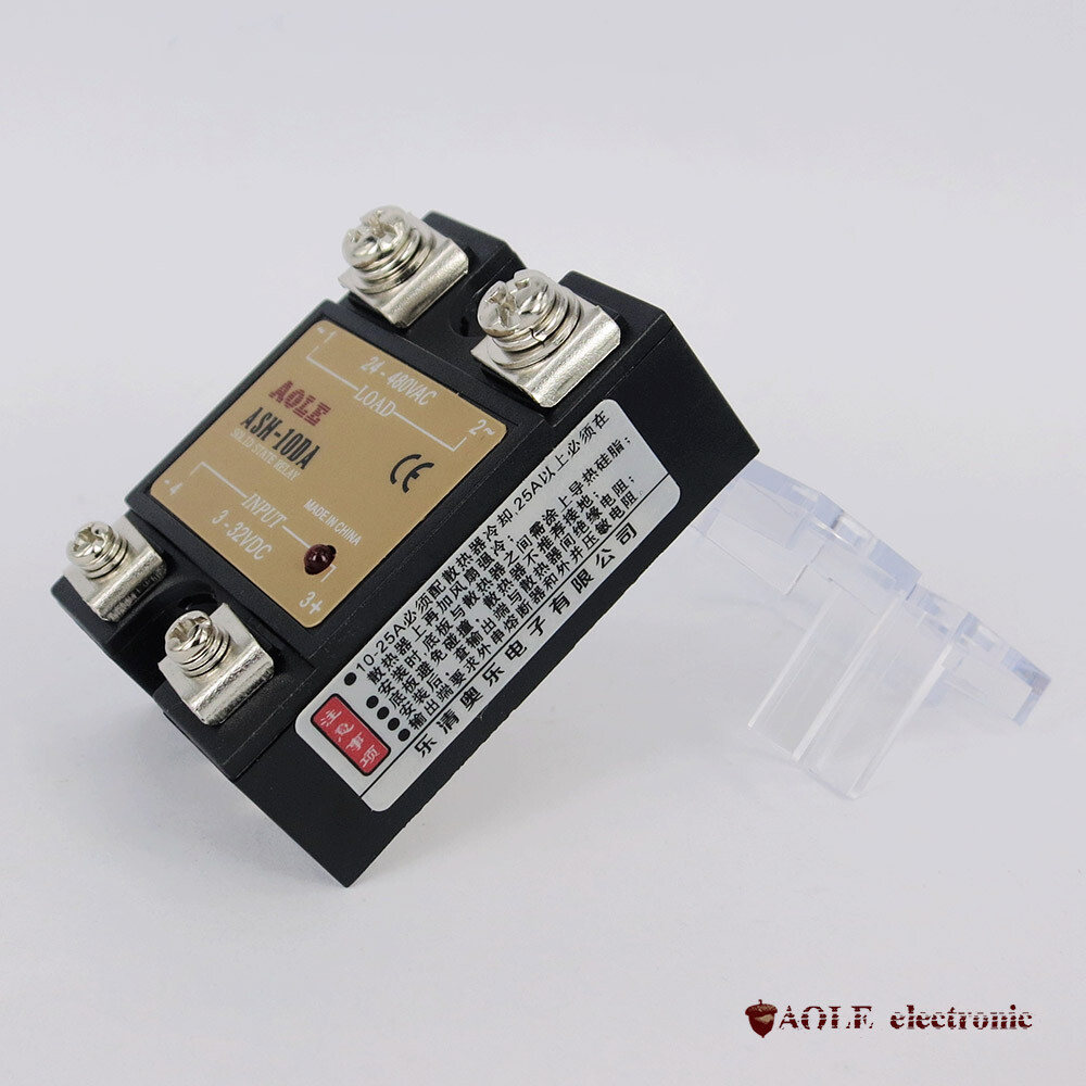 AOLE10A single phase AC solid state relay ASH-10DA DC-AC