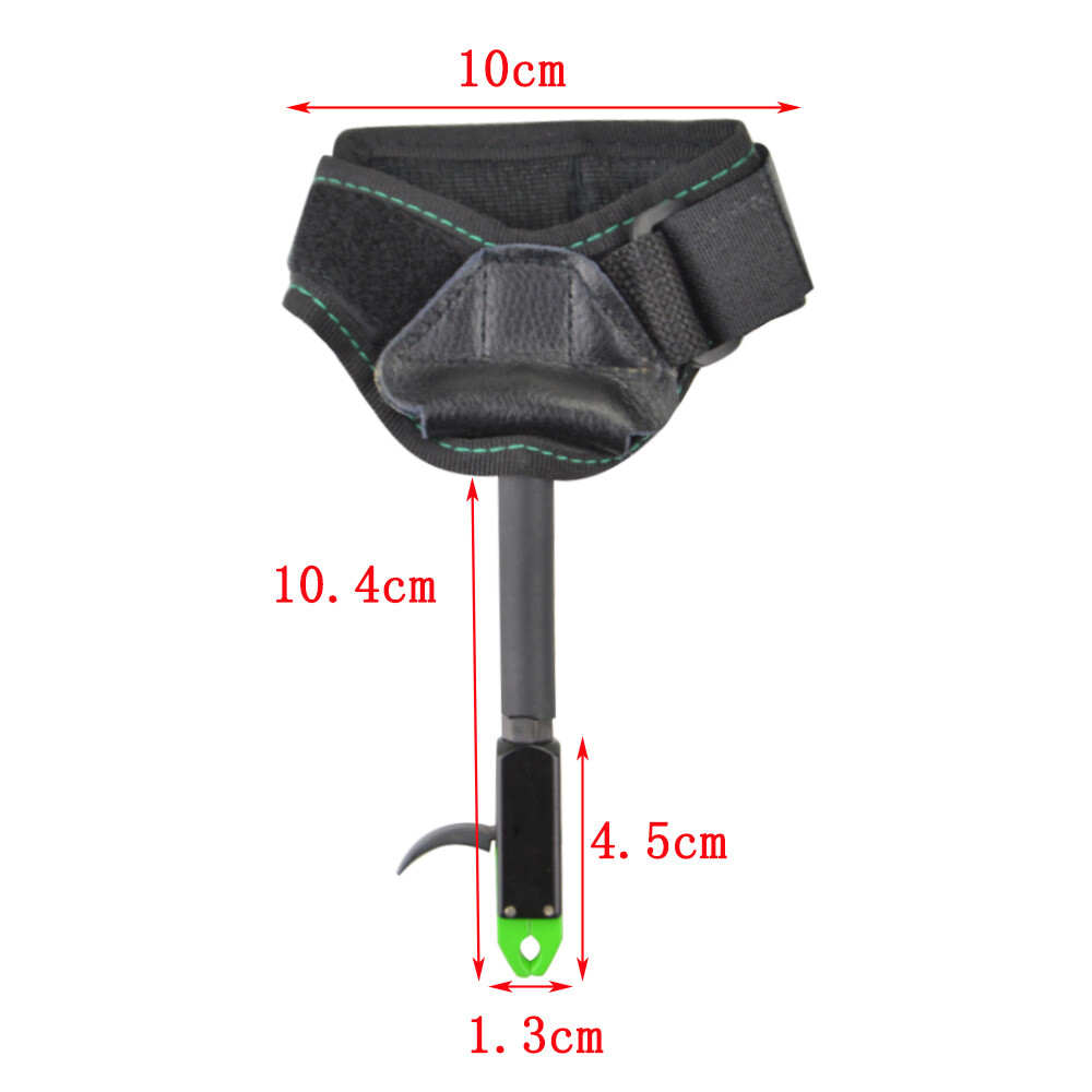 Archery Compound Bow Release Aid Child Thumb Trigger CaliperWrist Youth Practice