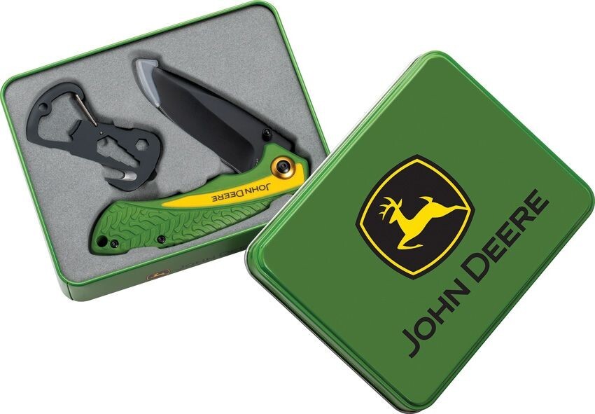 Case pocket knife John Deere TecX Gift Tin Set