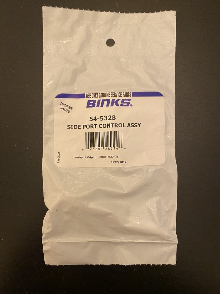 Binks 54-5328 Side Port Control Assembly